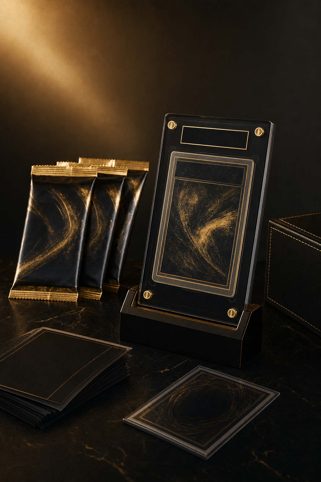 Booster packs and graded cards
